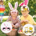 thumbnail image 4 of Less Than 5 Event & Party Easter Party Decorations Rabbit Decorations Children's Holiday Party Holiday Party Dress Up Photo Props Cartoon Egg Rabbit Glasses, 4 of 9