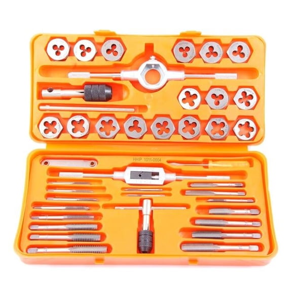 Hhip Tap/Die Set w/Hexagon Shaped Dies No.4- 1011-0004