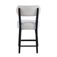 thumbnail image 6 of Wes Mid-Century Modern Boucle Upholstery Counter Barstool (Set of 2), 6 of 11
