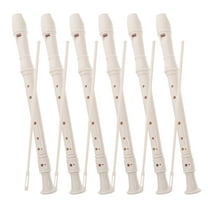 TABLZONE 6-Pack Soprano Recorder Set for Beginners, School Band & Classroom Music Learning Instruments