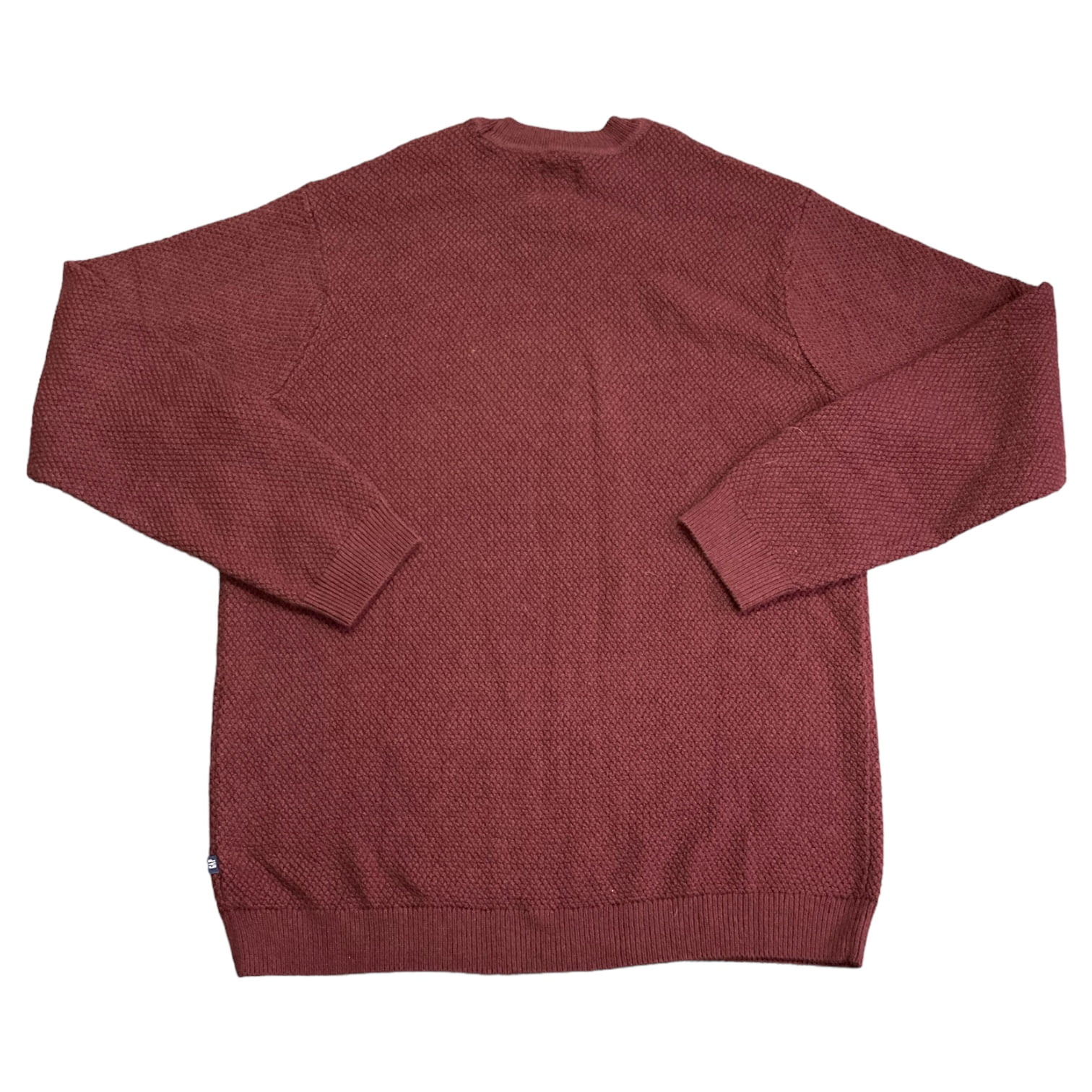 TMT 　FLORIDA CREW NECK KNIT GAP Men's Long Sleeve Seed Stitch Crew Neck Ribbed Cuffs