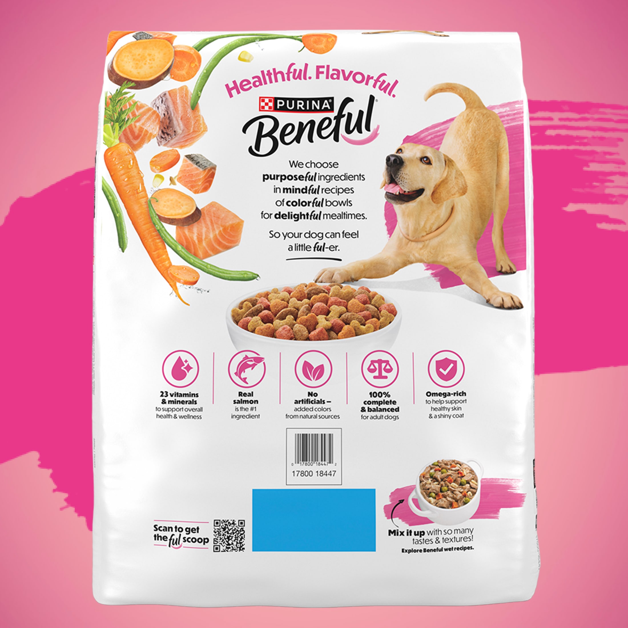 Purina Beneful Originals Salmon Dry Dog Food, 14 lb photo 6