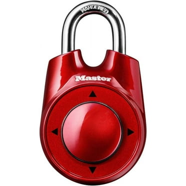 Master Lock 1500iD Set Your Own Directional Combination Padlock. Red