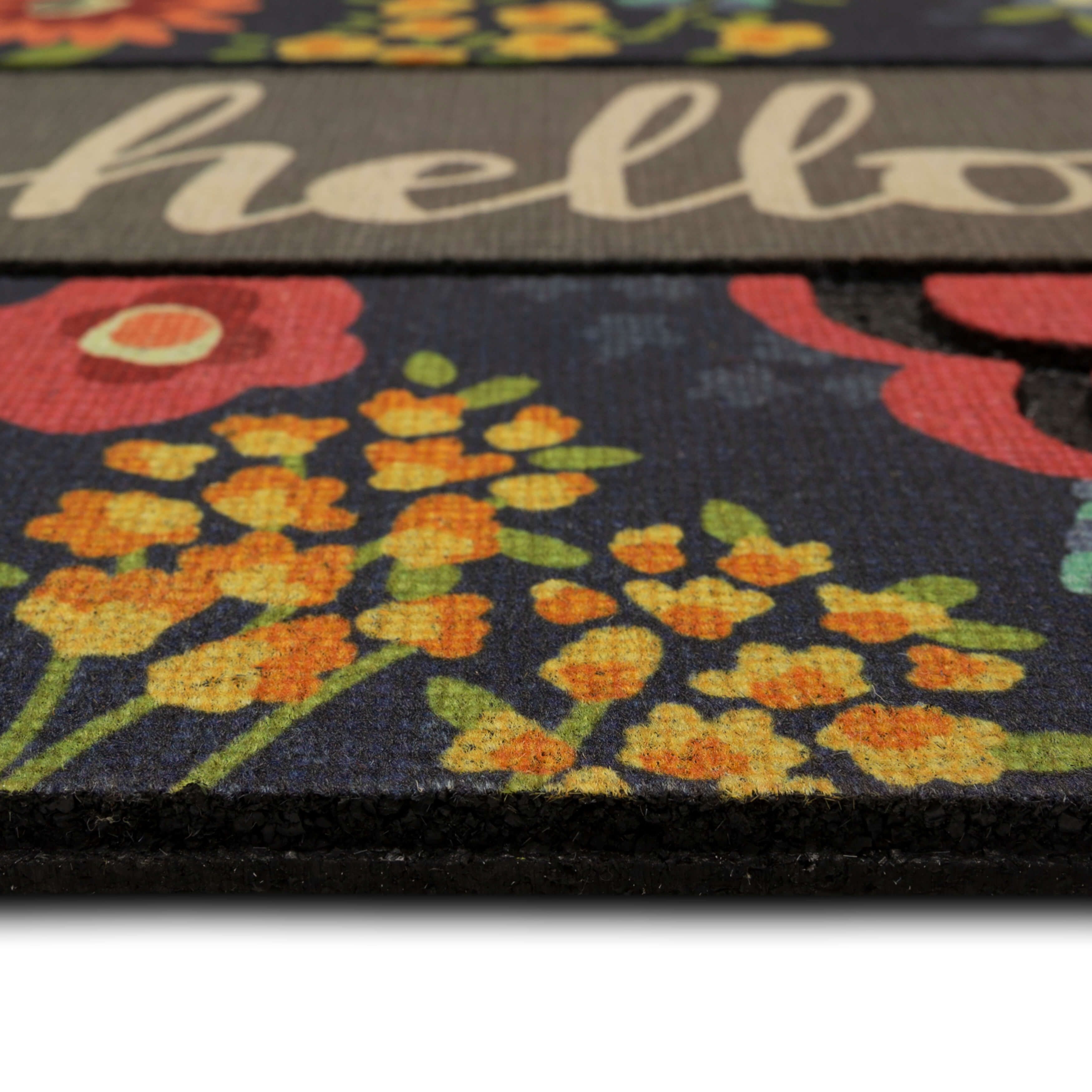 Mohawk Home Hello Garden Outdoor Polyester Door Mat, Multi, 1' 6" X 2' 6"
