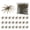 Pumpkin Color, variant on Bombrooster 25-Pack Single Color Sea Urchin Bass Lures, Glitter PET Soft Baits for Drop Shot, Wacky Rig, Ned Rig, Sizes 1.5 / 2.75 / 3.5 / 4 in