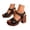 Black, variant on Xijirk Women Summer High Heel Sandals Comfortable Casual Dressy Open Toe Shoes Women Sandals for Vacation Work Date Outfits,Black,7