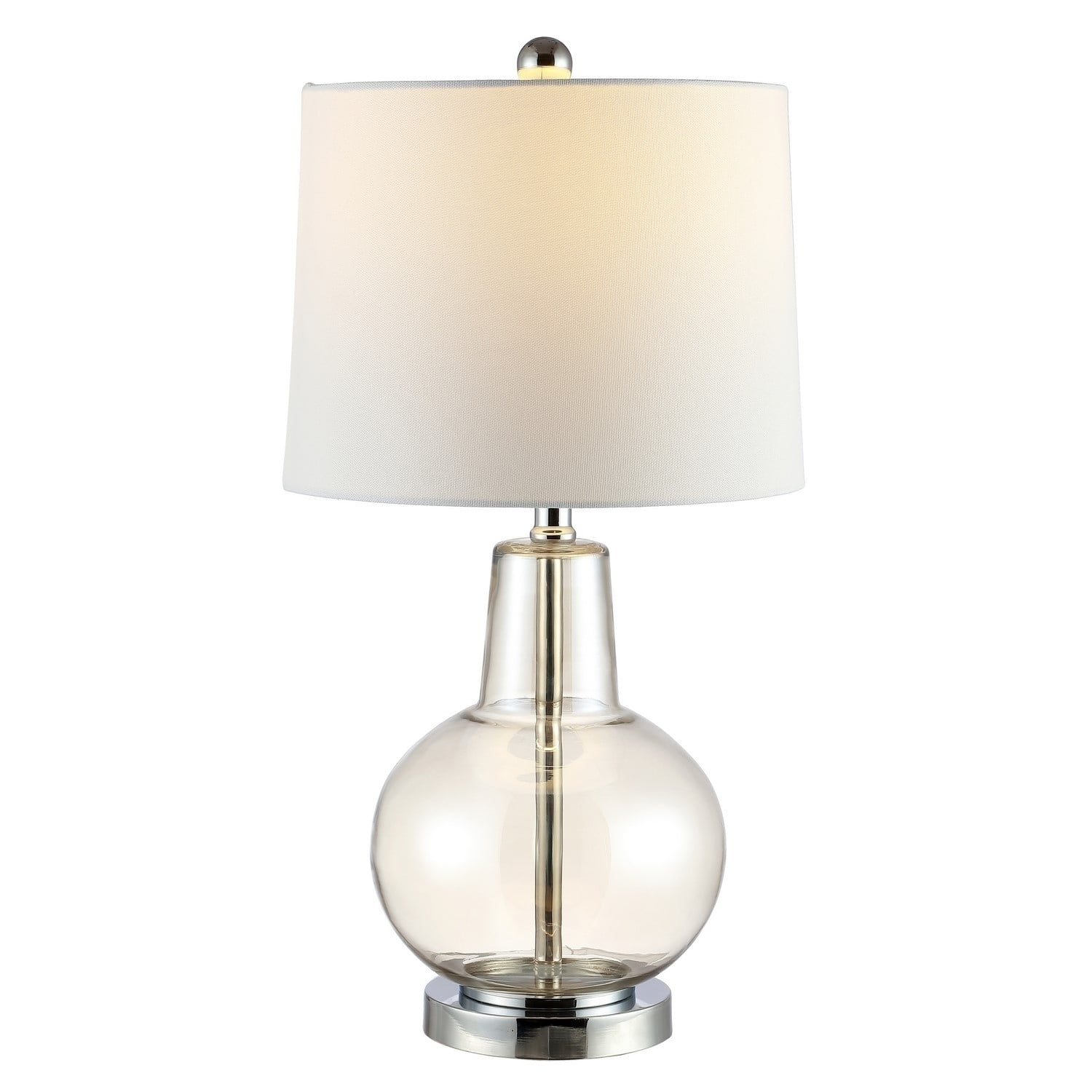 SAFAVIEH Atlas Modern Rustic 24 in. H Table Lamp, Luster Glass