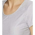 thumbnail image 4 of Reebok Womens Reversed Marled Basic T-Shirt, 4 of 5
