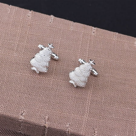 B1144 Christmas Tree Cuff buckle Fashion Apparel Shirt ...