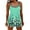 Green, variant on Edvintorg Vintage Leopard Print Swimsuit for Women Athletic Tankini Tank Top with Bottom Two Piece Bathing Suits Modest Swimwear Back Criss Cross Adjustable Straps