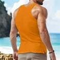thumbnail image 4 of Yiaimeir Men's Ribbed Button Down Tank Top Sleeveless Casual Slim Fit Tank Tops For Gym Fitness And Everyday Wear,Size S-3XL, 4 of 4