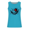 thumbnail image 4 of Taqqpue Mens Graphic Tank Tops Plus Size Crewneck Sleeveless Shirts Workout Gym Muscle Beach Tee Tops for Men, 4 of 6
