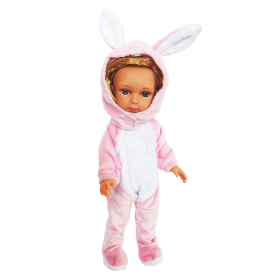 MBD ™ Pink Bunny Costume Fits 14 Inch Dolls- 14 Inch Doll Clothes