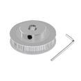 thumbnail image 1 of Aluminum GT2 Timing Pulley 60 60T 8mm Bore Synchronous Wheel for 6mm Width 3D Printer GT2 Timing Belt, 1 of 5