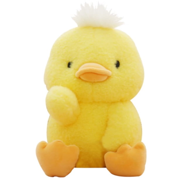 Patitos de peluche OUKEYI, terciopelo, 23 cm, color amarillo