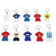 thumbnail image 3 of Llavero de fútbol 10pcs llavero decorado en PVC para aficionados en la camiseta de la selección de la Copa Mundial, 3 of 10