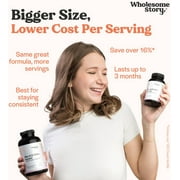 Wholesome Story Myo-Inositol & D-Chiro Inositol Ovarian Support Supplement for Women, 360 Caps