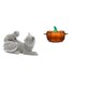 thumbnail image 1 of Figura de gato con forma de calabaza, adorno de cristal para dulces, ideal para dormitorio, sala de estar, oficina, regalo de inauguración de la casa,, 1 of 8