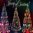 thumbnail image 4 of ITFABS Christmas Print Shower Curtain, Waterproof Anti-mildew Hanging Curtain, 4 of 5