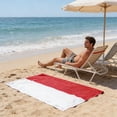 thumbnail image 5 of Double Sided Fleece Beach Towel - Quick Dry Microfiber, Highly Absorbent, Patriotic Flag Print, Lightweight for Travel Gym, 5 of 6