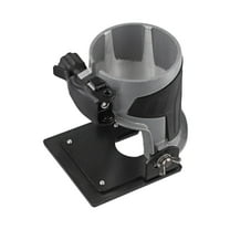 Adjustable Trimmer Router Base Sturdy Aluminum Construction Compatible with Electric or Cordless Wood Hand Routers