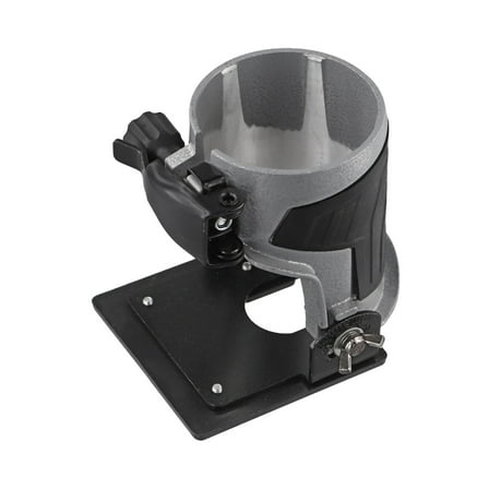 Adjustable Trimmer Router Base Sturdy Aluminum Construction Compatible with Electric or Cordless Wood Hand Routers