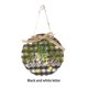 thumbnail image 3 of Cateissary Guirnalda navideña de para vacaciones, fiesta de Navidad, árbol colgante, chimenea, pared, ventana, puerta, redonda, Kits de decoración para fiestas Letra blanca negra, 3 of 6