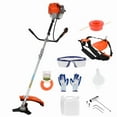 thumbnail image 3 of Seipouy 2025 Upgraded Weed Wacker, 52CC Gas Weed Trimmer, 2 in 1 Gas String Trimmer and Grass Cutter with 3 Teeth Brush Cutter Blade, Weed Eater Gas Edger Lawn Tool for Garden Yard, 3 of 9