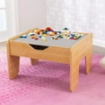 thumbnail image 3 of KidKraft Reversible Wooden Activity Table with Board with 195 Building Bricks   Gray & Natural, Gift for Ages 3+, 3 of 9