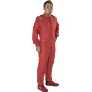 G-Force GF-545 Driving Suit One-Piece 2 Layer Nomex Medium Red 4545MEDRD