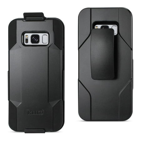 - Reiko REIKO SAMSUNG GALAXY S8 EDGE/ S8 PLUS 3-IN-1 HYBRID HEAVY DUTY HOLSTER COMBO CASE IN BLACK