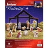 Janlynn Counted Cross Stitch Kit, Nativity Figurines, Set Of 12