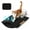 Black, variant on Echo Craft Small Cat Litter Mat 12x12 Inch Black, 0.17 lb, Double Layer Honeycomb Litter Trapping Mat, Waterproof Non-Slip Washable Easy Clean Kitty Litter Box Floor Protector