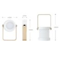 thumbnail image 4 of Lanterne D'clairage Rtractable (blanche), Lampe Tactile Intensit Variable, Lampe De Chevet Avec Veilleuse De Scurit, Table De Nuit Portable, 4 of 5