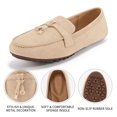thumbnail image 3 of Ecetana Women's Suede Loafers Slip-On Flat Shoes Round Toe Casual Shoes for Daily Office Walking, 3 of 6