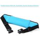 thumbnail image 3 of Riñonera elástica para correr (azul), riñonera impermeable con tapa, riñonera ajustable para gimnasio para teléfonos iPhone Series Samsung S/Note, hombres y mujeres, gimnasio al aire libre, viajes dep, 3 of 5