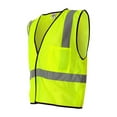 thumbnail image 4 of Kishigo - High Visibility Reflective Safety Vest Lime Color, Hook and Loop Closure, Single Pocket, Size: S, Pack-6, 4 of 6