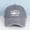 Gray, variant on QUINT'S SHARK FISHING AMITY ISLAND Letter Embroidered Color Block Trucker Hat Unisex Adjustable Cotton Breathable Fashion Cap for Travel Daily Wear