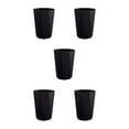 thumbnail image 1 of ZheElen PP Office And Home Waste Bin - 6L Capacity Easy Access Kitchen Large Capacity Kitchen Bedroom Black L 5Set, 1 of 6