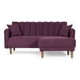 thumbnail image 2 of Sala Modular Sofá Cama Reversible De Lino Morado Modelo Avocata, 2 of 9