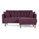 thumbnail image 2 of Sala Modular Sofá Cama Reversible De Lino Morado Modelo Avocata, 2 of 9