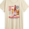 thumbnail image 3 of Budweiser - Vintage Bud Ad - Women's Short Sleeve Graphic T-Shirt, 3 of 5