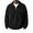Black, variant on GrmtClth Mens Sweatshirt Long Sleeve Quarter Zip Corduroy Pullover Stand Collar Casual Workout Golf Tops Ginger M