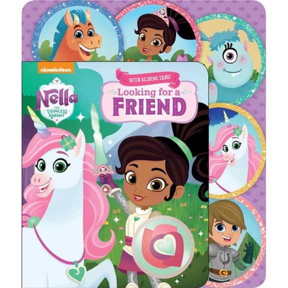 Pre-Owned Nickelodeon Nella the Princess Knight: Looking for a Friend: Sliding Tab (Board book) 0794441750 9780794441753