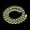 Gold + Green Diamond, variant on Iced Out Rhinestone Cuban & Tennis Chain Necklace for Men Women, Gold Silver Tone Bling Fashion Jewelry, 16-30 Inch