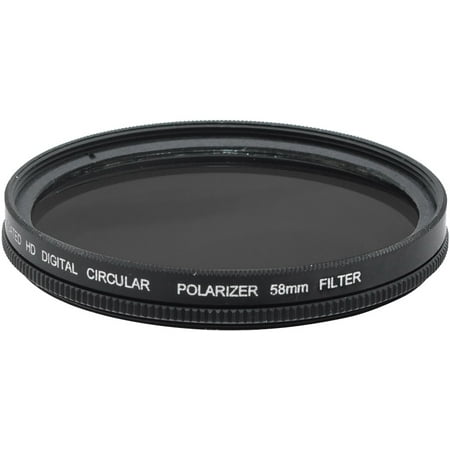 Multi-Coated Hi Def Digital Polarizer CPL Filter for Canon Powershot SX40 HS (Ring adapter included)