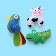 thumbnail image 5 of Fairnull Cat Toy Bite-resistant Animal Shape Kitten Teeth Grinding Cow-shape Catnip Toy Pet Supplies, 5 of 9