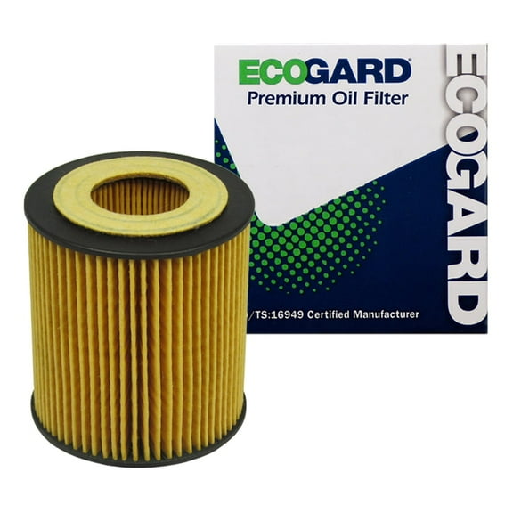ECOGARD X5505 Premium Cartridge Engine Oil Filter for Conventional Oil Fits Mazda 3 2.3L 2004-2009, 6 2.3L 2003-2008, 6 2.5L 2009-2012