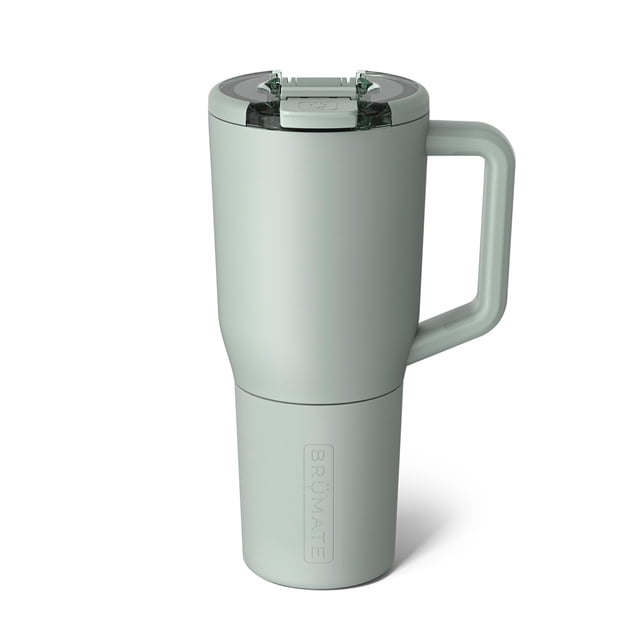 Taza de café BrüMate Müv de acero inoxidable de 1 litro con asa y tapa