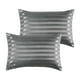 thumbnail image 1 of 1 par de de almohada de de seda a rayas cómoda suave 51 cm x 66 cm almohada para el gris Zulema Funda de almohada larga, 1 of 8
